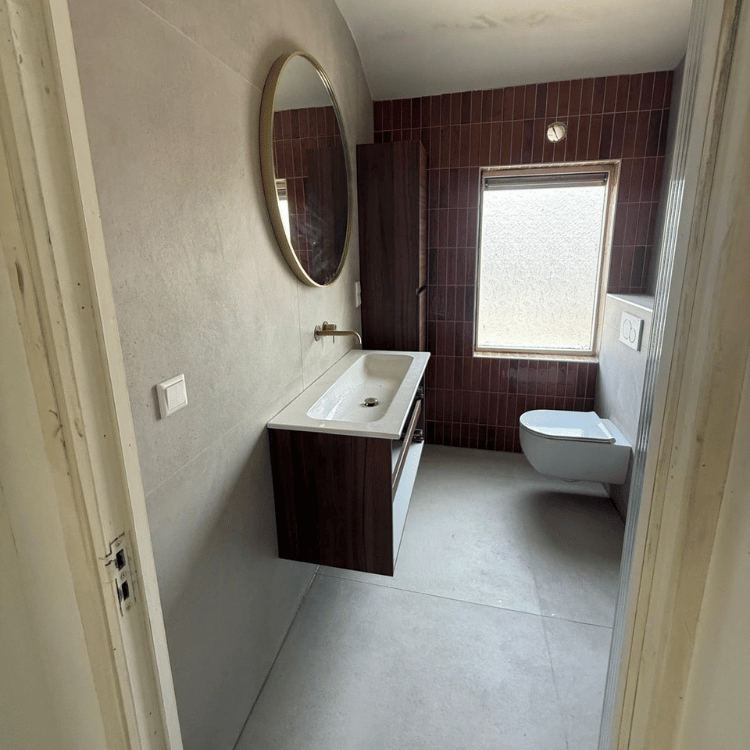 After badkamer project - Gill en Gill in noord holland